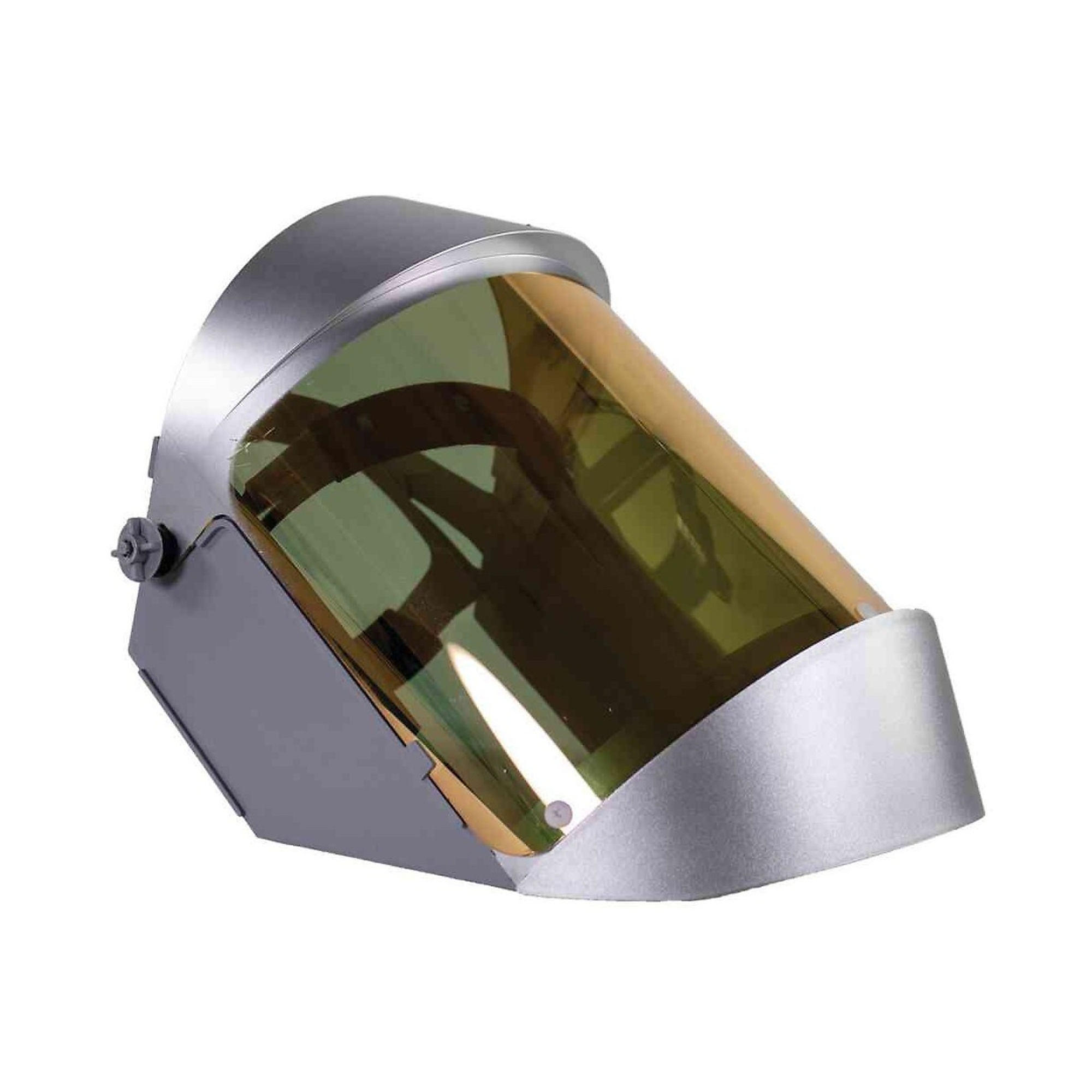 OBERON™ - Face Shield with Ratcheting Headgear - Heat Reflective - Window: Clear Gold Anti-Fog - With Lower Crown - Model # 2125AFR